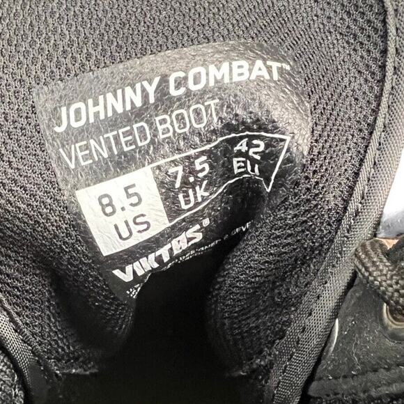 Viktos Johnny Combat Mens Black Vented Boots Mens Size 8.5 US SuperFeet - Picture 7 of 7